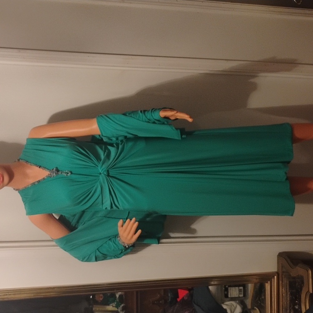 Elegant Teal Women's Dress Jewelry Included